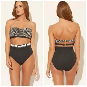 Bleu Rod Beattie High Waist Belted Bikini Bottom